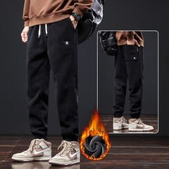 🔥【M-5XL】🖤 Nové pánské zimní kalhoty; teplé a ležérní pánské kalhoty.