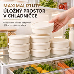 🍱 Silikonová nádoba vhodná pro styk s potravinami, na skladování a ohřívání jídla