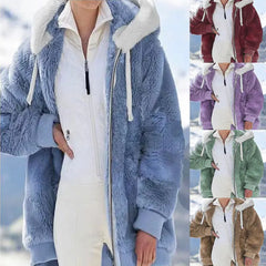 [S-5XL] Dámská pruhovaná bunda v barevném provedení color-block (2026)